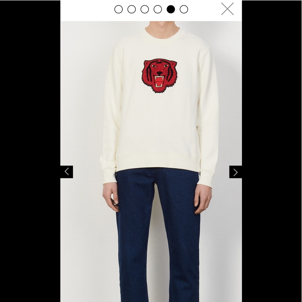 Restocked  Sandro Paris Tiger Crewneck
